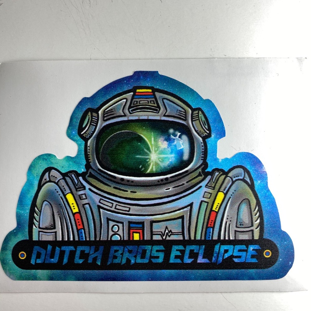 Dutch Bros Sticker VERY RARE Solar Eclipse